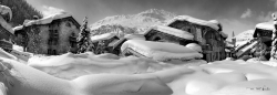 Val d'Isere Noir & Blanc