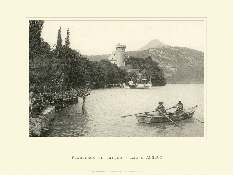 Lac ANNECY - Promenade en barque