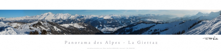 PANORAMA DES ALPES LA GIETTAZ