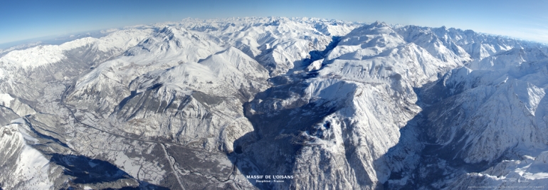 Massif de l'Oisans hiver